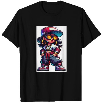 Discover Street Dance Rap Girl T Shirts
