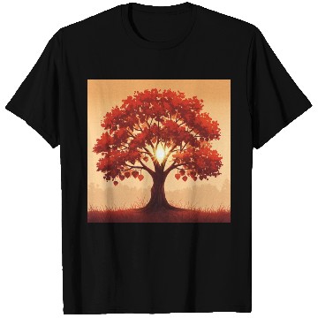 Discover Vibrant Autumn Tree Art T Shirts