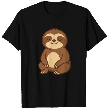 Discover Cute Relaxed Sloth Cartoon T Shirts