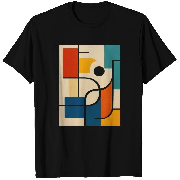 Discover Geometric Abstract Color Composition T Shirts
