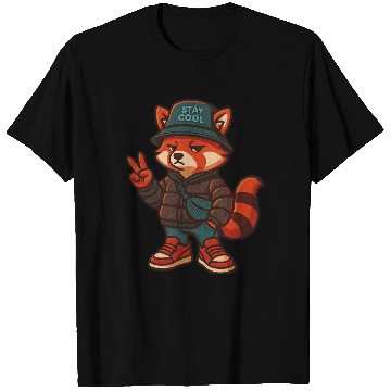 Discover Cool Streetwear Platypus Cartoon Mascot T Shirts