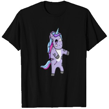 Discover Cute Zombie Unicorn Plush Design T Shirts