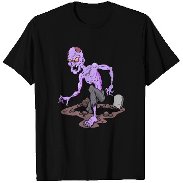 Discover Horror Zombie Monster Illustration T Shirts
