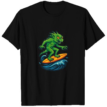 Discover chupacabra surfing T Shirts