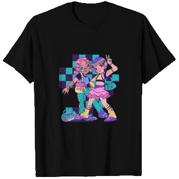 Discover Purple And Green Bold Girl T Shirts