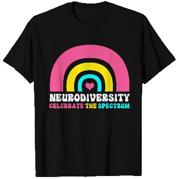Discover Neurodiversity Autistic Rainbow Adhd T Shirts