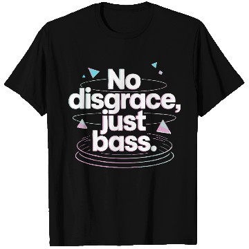 Discover No Disgrace Just Bass Retro T Shirts