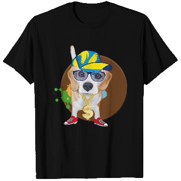 Discover Cool Hip-Hop Beagle with Sunglasses & Style T Shirts
