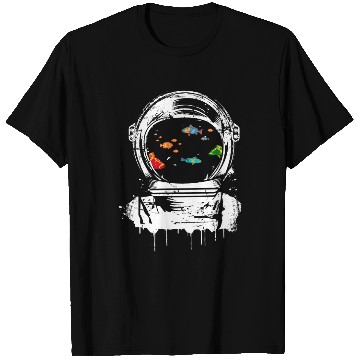 Discover Fish in an Astronaut Helmet – Fantasy Meets Space T Shirts
