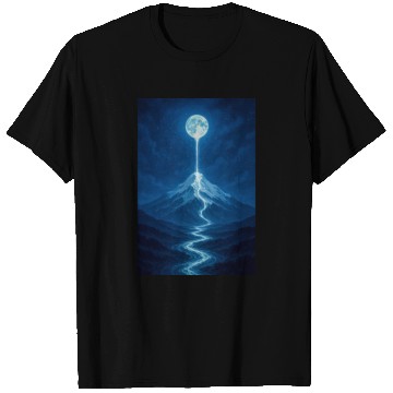 Discover Moonlight River from the Sky T Shirts