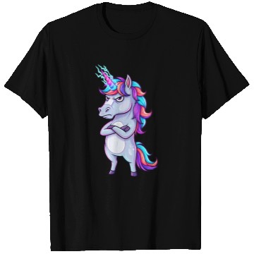 Discover Grumpy Unicorn: Sparkle & Sarcasm! T Shirts
