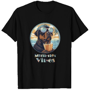 Discover Summer Vibes Dog – Cool Beach Mood T Shirts