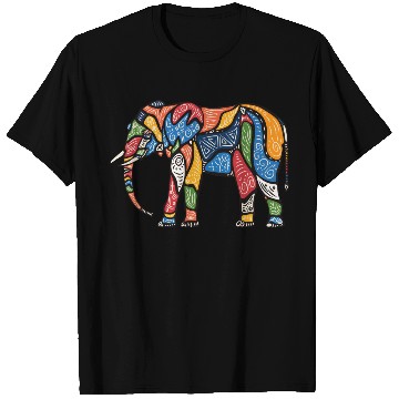 Discover Tribal March Elephant T Shirts