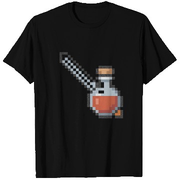 Discover Pixel Art Vampire Potion Design T Shirts