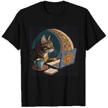 Discover I are programmer - cool hacker cat- islamic mood T Shirts