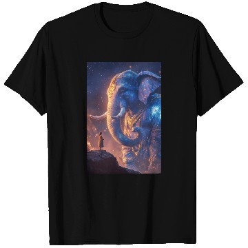 Discover Celestial Elephant Guardian T Shirts