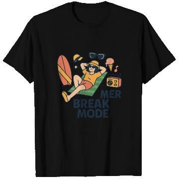 Discover Summer Beach Vibe Illustration T Shirts