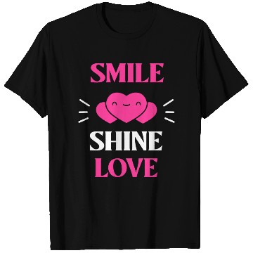 Discover Cute Heart Smile Face Design T Shirts