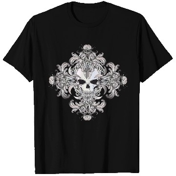 Discover Ornate skull ornament with a gothic flair T Shirts