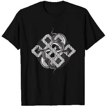 Discover Silver Snake Knot – Mystical & Elegant T Shirts