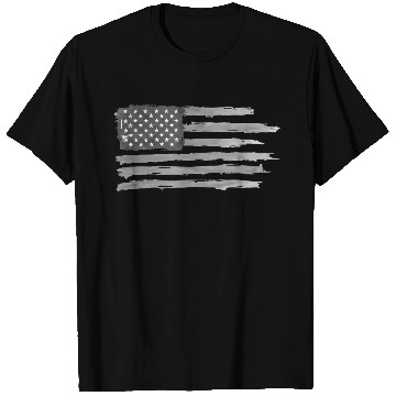 Discover Vintage Distressed American Flag Design T Shirts
