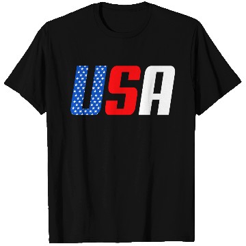 Discover Stars and Stripes USA Flag Design T Shirts