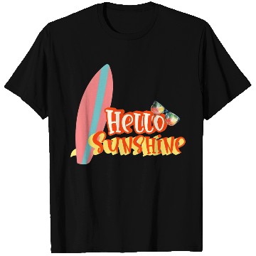 Discover Hello Sunshine Summer Vibes  T Shirts