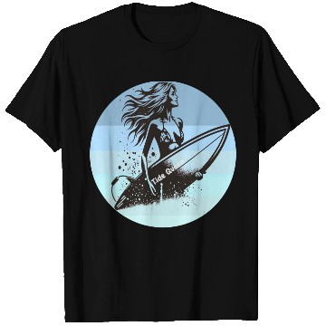 Discover Surfing Queen Motivational Design T Shirts