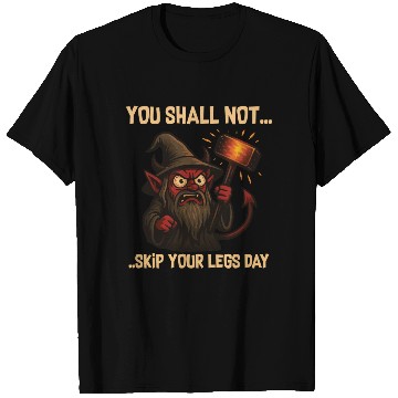 Discover You Shall Not Skip Leg Day – Gym Meme T Shirts