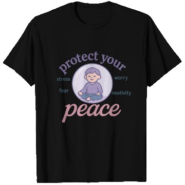 Discover Serene Peaceful Meditation Design T Shirts