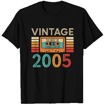 Discover Vintage Cassette Tape 2005 Design T Shirts