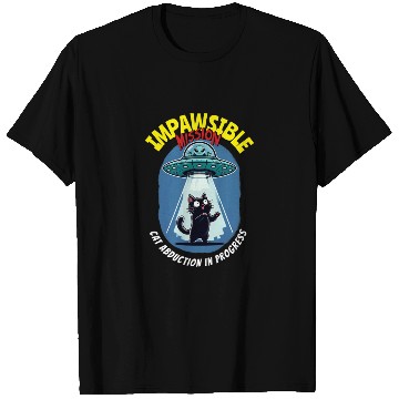 Discover Impawsible Mission: Alien Catnapping T Shirts
