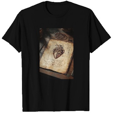 Discover Anatomy of the Heart Sketch T Shirts