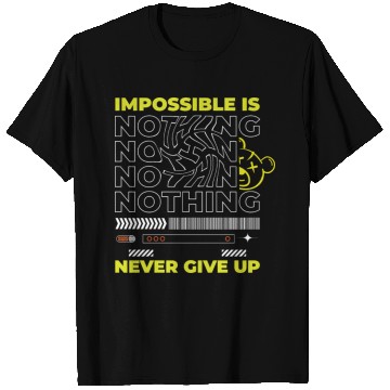 Discover Motivational Neon Typography T Shirts