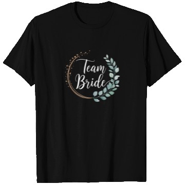 Discover Team Bride Bridesmaid Eucalyptus Wedding T Shirts