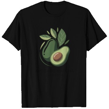 Discover Minimalist Avocado Logo Design T Shirts