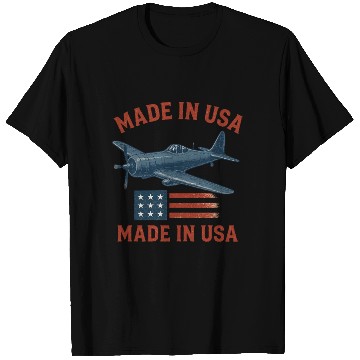 Discover Vintage Military Aircraft USA Prid T Shirts