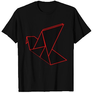 Discover Origami Phoenix Outline T Shirts