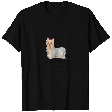Discover Elegant Yorkshire Terrier Illustration T Shirts