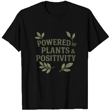 Discover Empowering Plants and Positivity Motif T Shirts