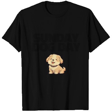 Discover Sunday Dog Day – Chill Vibes Only T Shirts