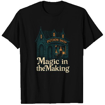 Discover Potion Shop Witchcraft Design T Shirts