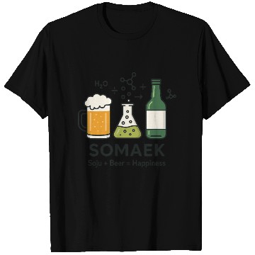 Discover Korean Drinking Culture – Soju & Somaek Vibes T Shirts
