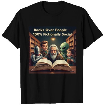 Discover Fictional Alien and Wizard Book Lovers T Shirts