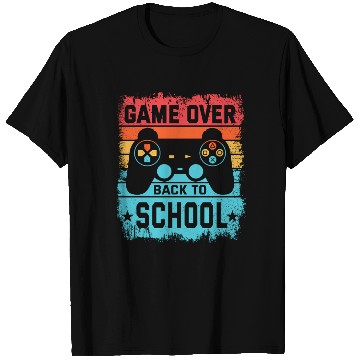 Discover Game Over Back to School T Shirts – Retro Gamer