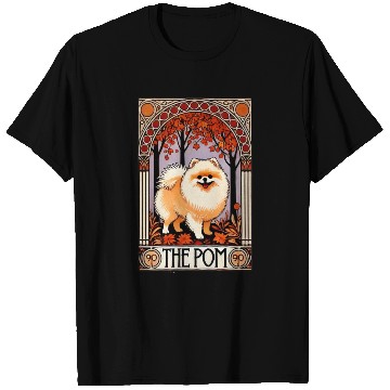 Discover The Pom Tarot Card – Pomeranian Dog Arcana T Shirts