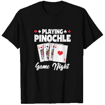 Discover Playing Pinochle Game Night Penuchle Team T Shirts