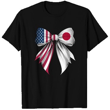 Discover Coquette Bow Japan Roots Heritage Japanese Pride T Shirts