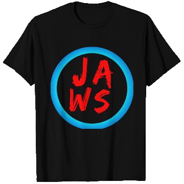 Discover Vibrant Graffiti Style JAWS Logo T Shirts