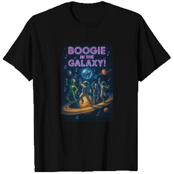 Discover Boogie Galaxy Astronaut Dance Scene T Shirts